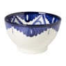 Schaaltje bloem - blauw - ø15 cm