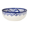 Schaal Bilbao - ø23 cm - blauw/wit 