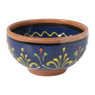 Schaaltje Valencia - ø10 cm - blauw/bruin