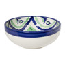 Schaaltje flor - groen/blauw - ø20 cm