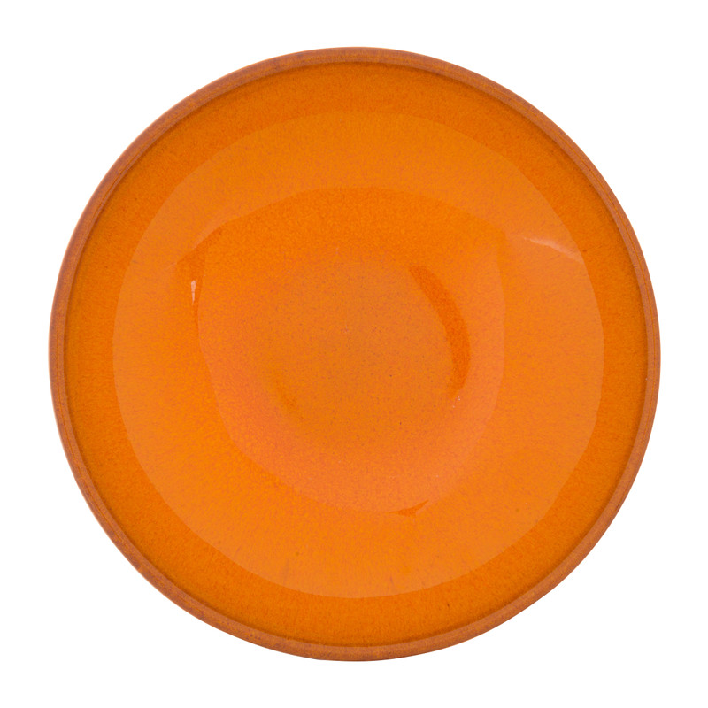 Schaal Selena - oranje - 15.5 cm
