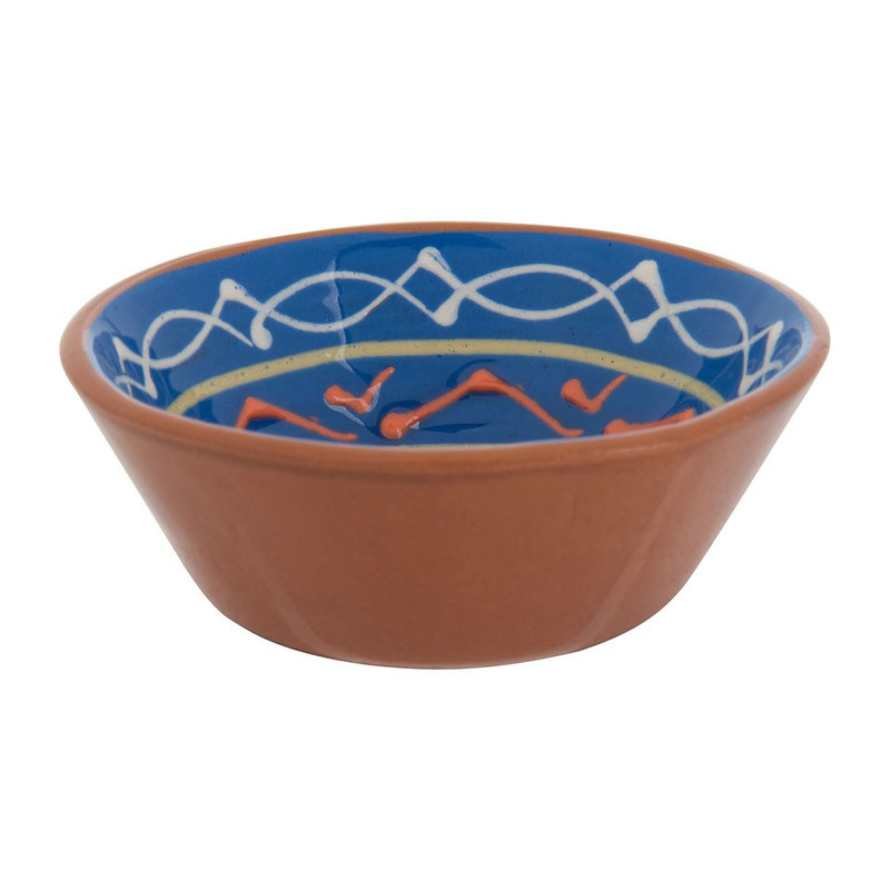 Schaal Fiesta - blauw - 8 cm