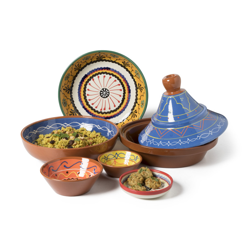 Schaal Fiesta - 11 cm - blauw