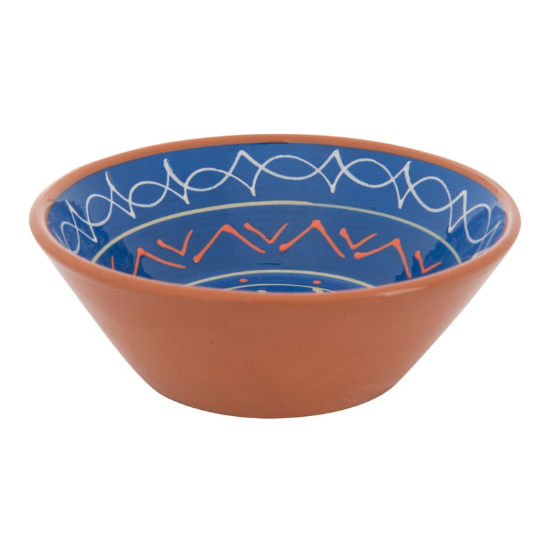 Schaal Fiesta - blauw - 15 cm