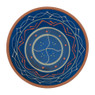 Schaal Fiesta - 18 cm - blauw