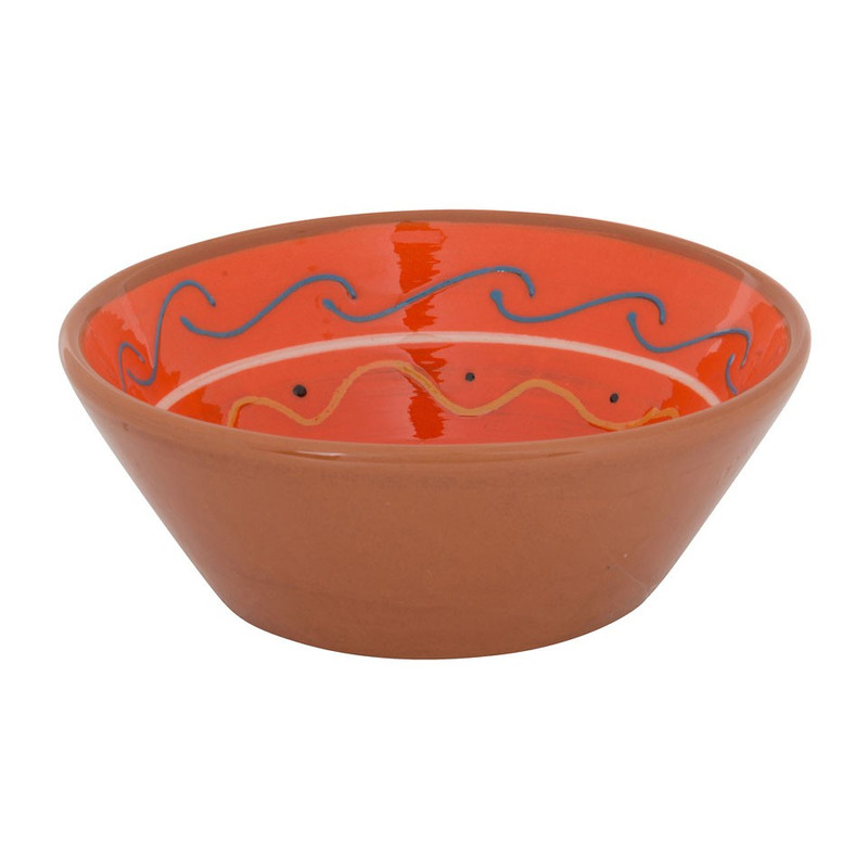 Schaal Fiesta - 18 cm - oranje