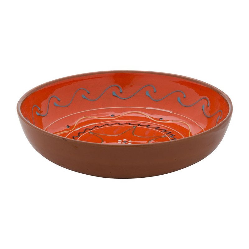 Schaal Fiesta - 27 cm - oranje