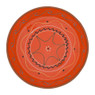 Schaal Fiesta - 27 cm - oranje