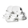 Serviesset - 16 delig - rond - wit - 4 persoons