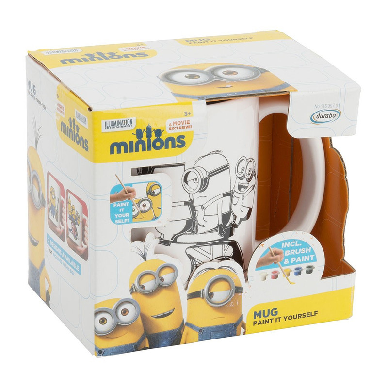Minions mok met kleurset