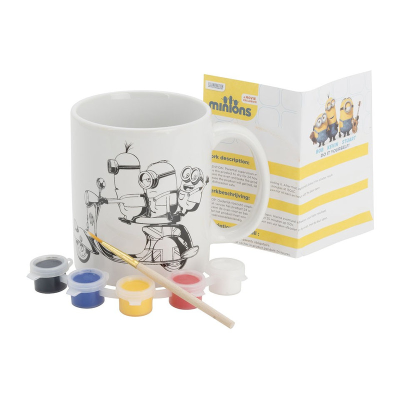Minions mok met kleurset