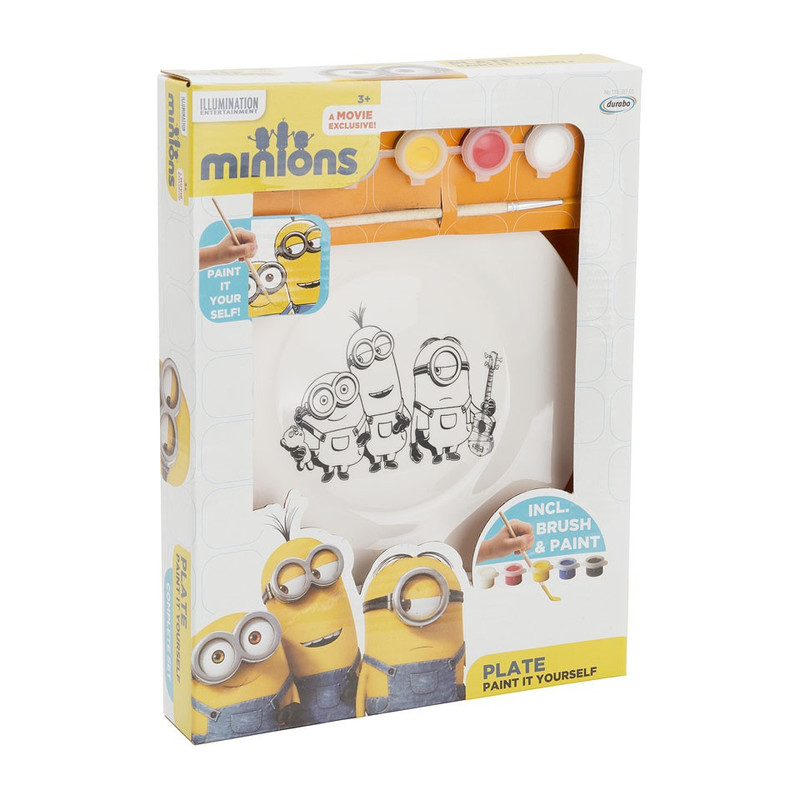 Minions bord met kleurset