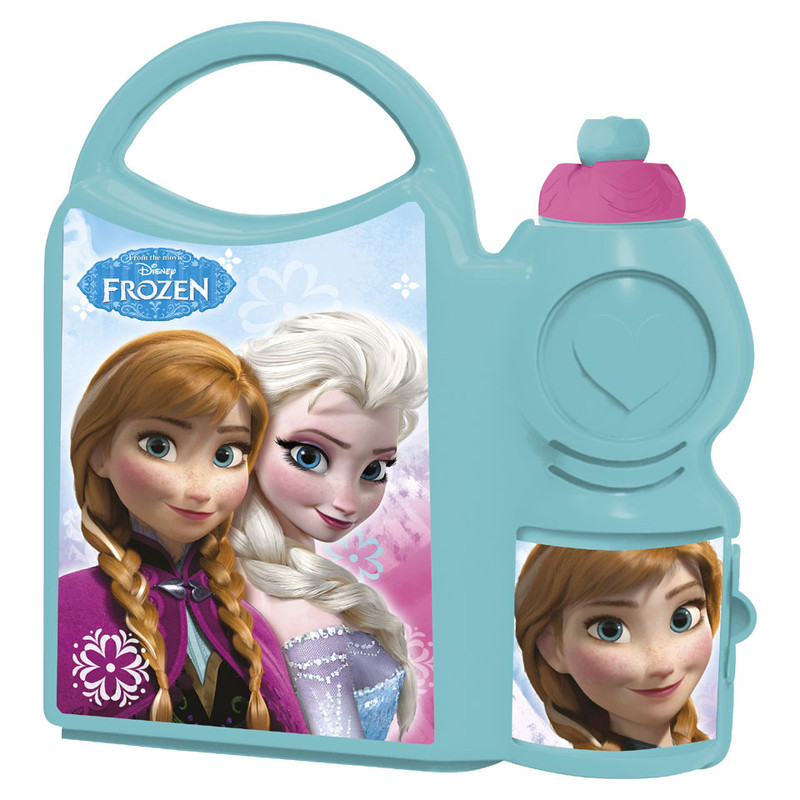 Comboset Frozen - lunchbox met drinkfles
