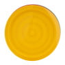 Bordjes - multikleur - kunststof - ø19 cm - set van 6