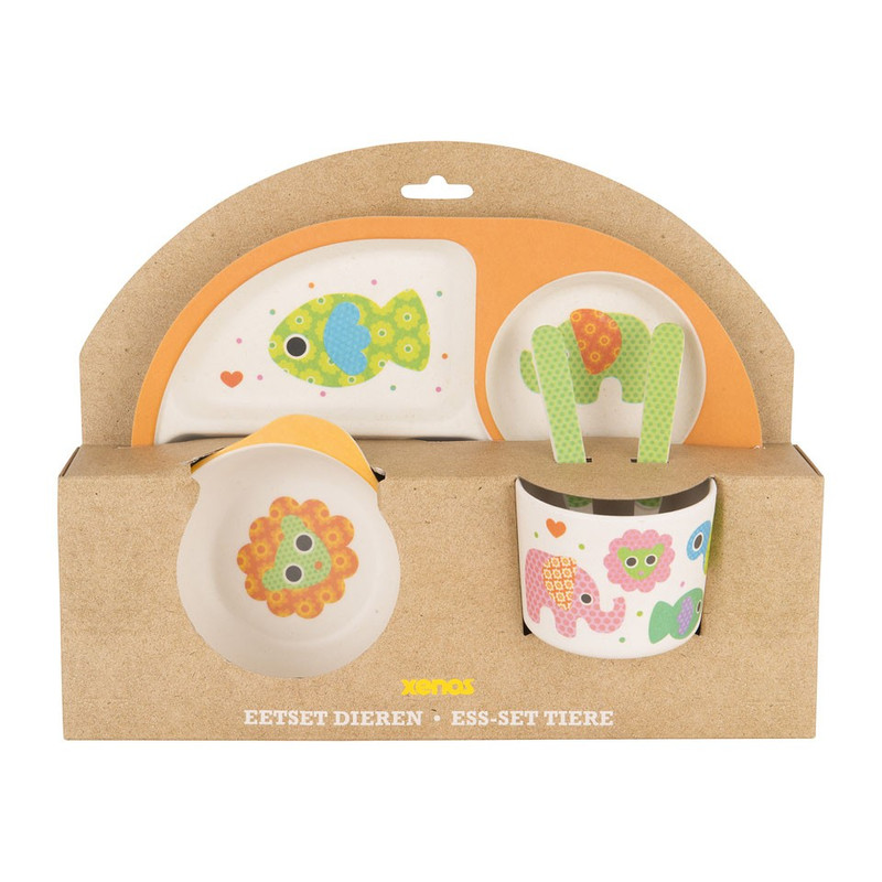 Kindereetset bamboe - dieren