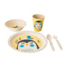 Kindereetset bamboe - pinguïn - 5-delig