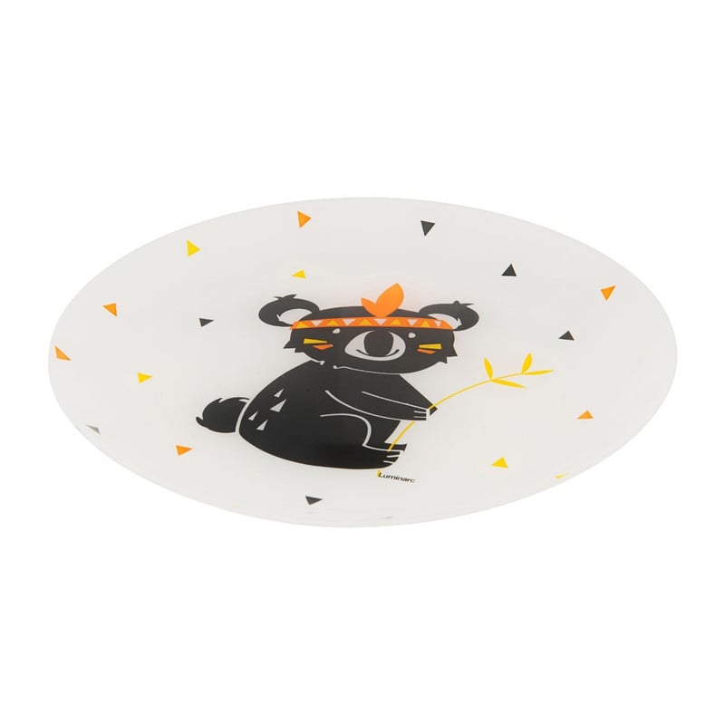 Bord koala - wit glas van Luminarc - 20.5 cm