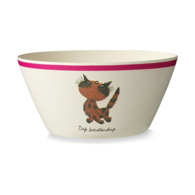 Kom bamboe - Pluk van de Petteflet - roze