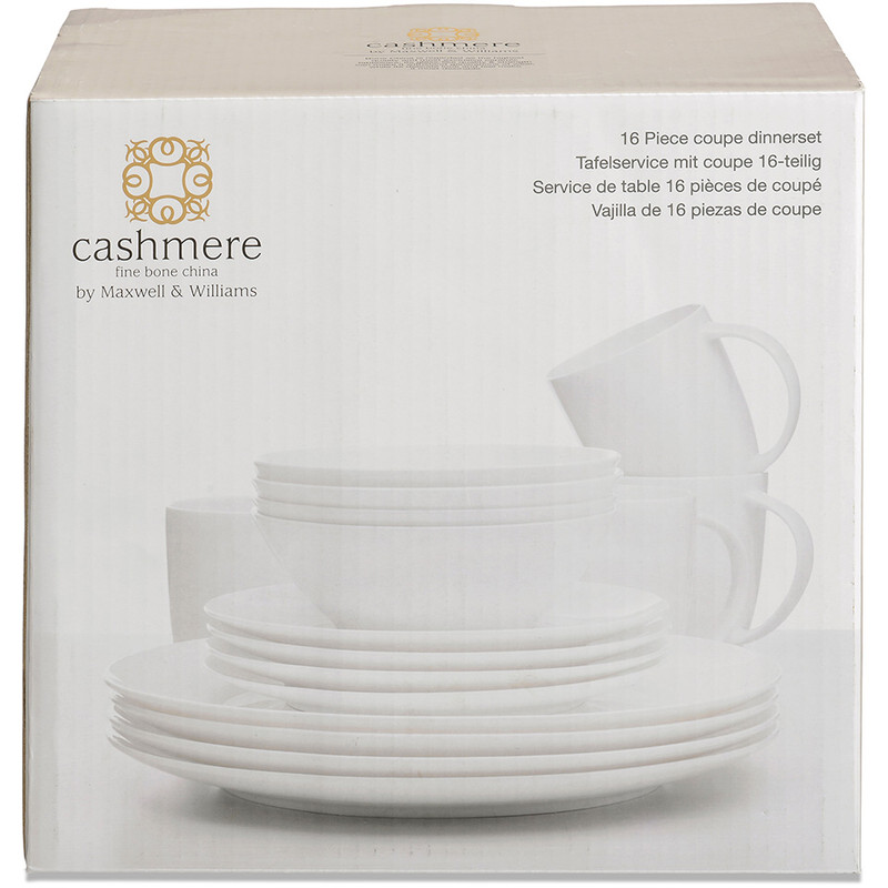 Servies Coupe -  16 delig - wit 