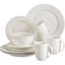 Servies Rim -  16 delig - wit 
