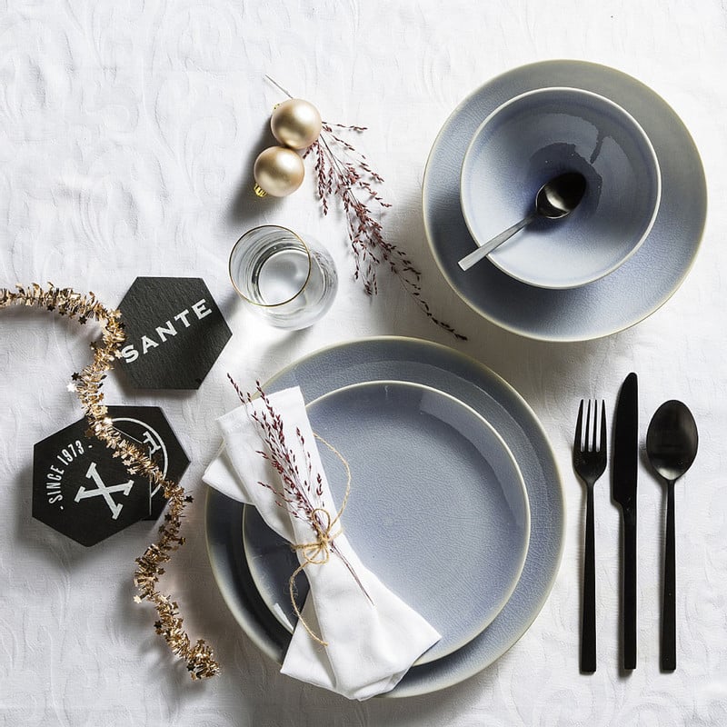 Dinerbord Vagos - 27 cm - turquoise