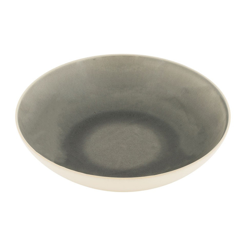 Diep bord Vagos - 21 cm - grijs