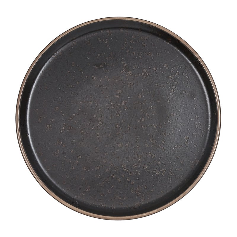 Bord Aurora - zwart -⌀21 cm