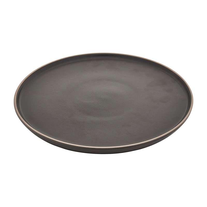 Bord Aurora - zwart -⌀26 cm
