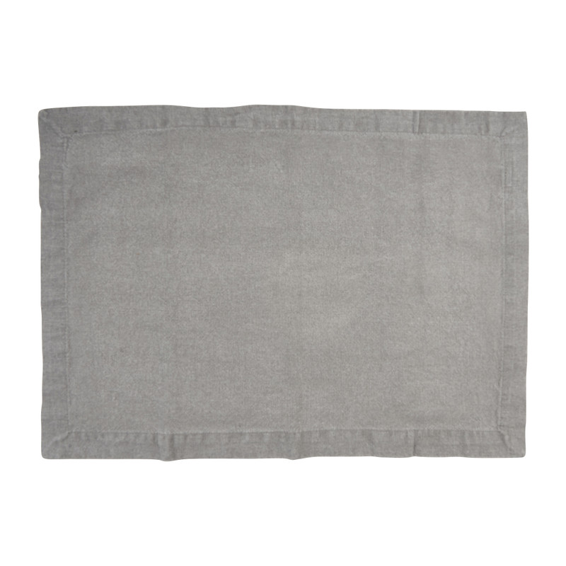 Placemat grijs - 48x33 cm - set van 2