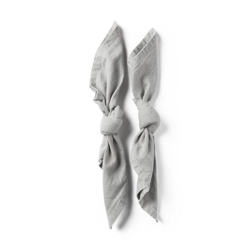 Servetten grijs - 40x40 cm - set van 2