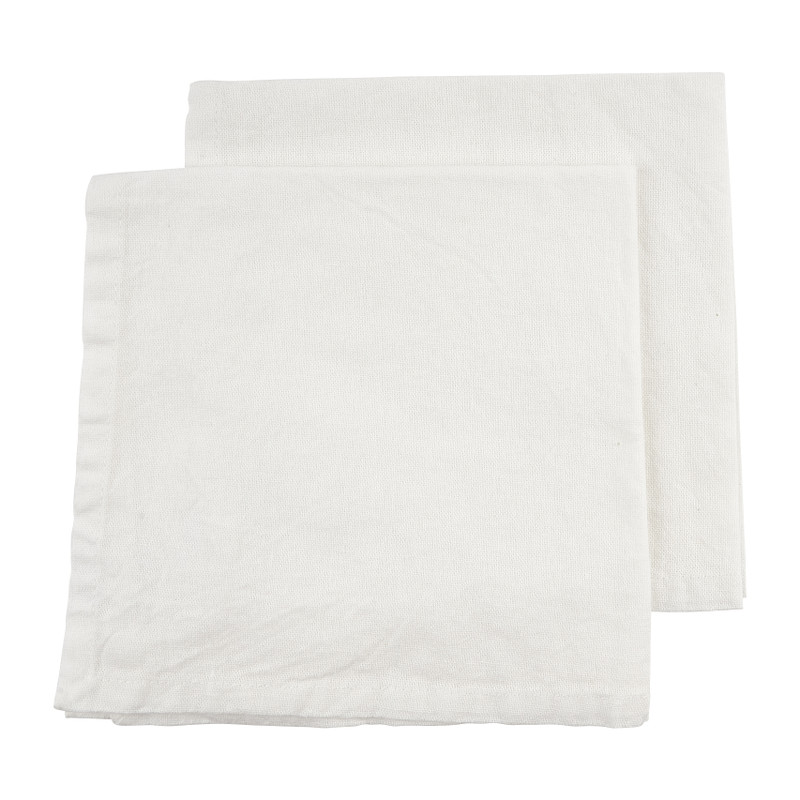 Servetten wit - 40x40 cm - set van 2