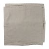 Servet zand - taupe - set van 2 - 40x40 cm