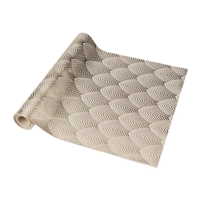 Tafelloper decostof - velvet/polyester - 28x150 cm