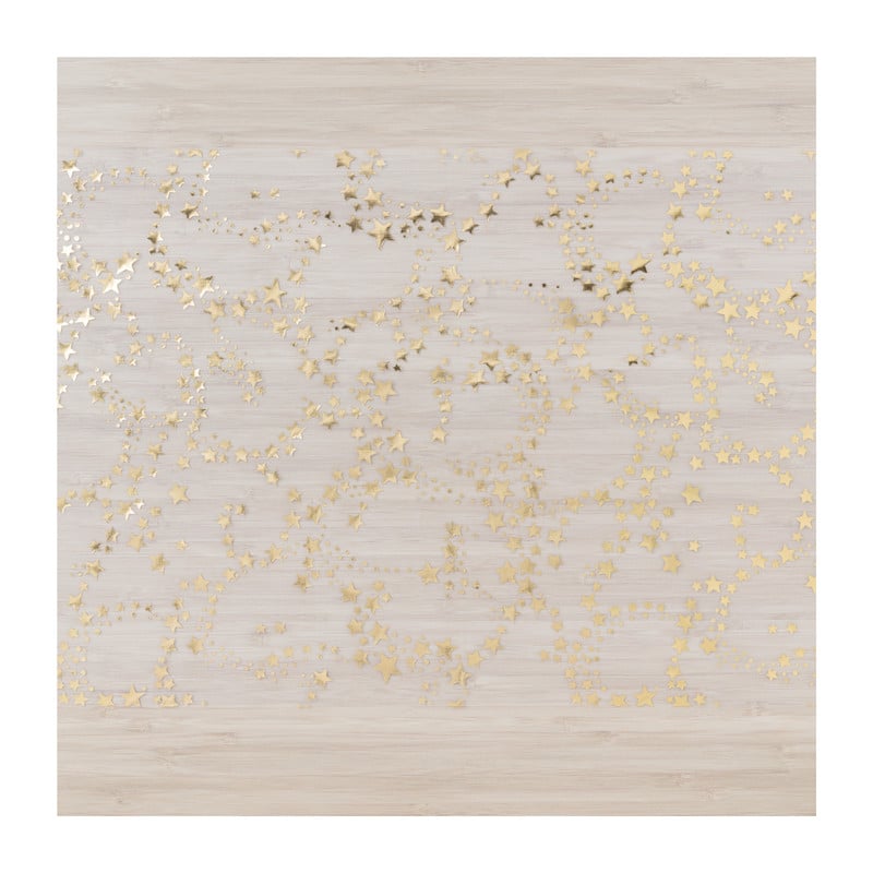 Tafelloper decostof - velvet/polyester - 28x150 cm
