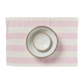 Placemat streep - roze - set van 2