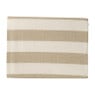 Tafelkleed gestreept - wit/beige - 140x240 cm