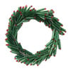 Servetring kersttak - groen/rood - ø7 cm