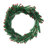 Servetring kersttak - groen/rood - ø7 cm