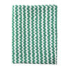 Tafelkleed zigzag - groen/wit - 140x240 cm