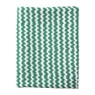 Tafelkleed zigzag - groen/wit - 140x240 cm