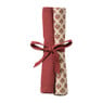 Servetten print - rood - 40x40 cm - set van 2