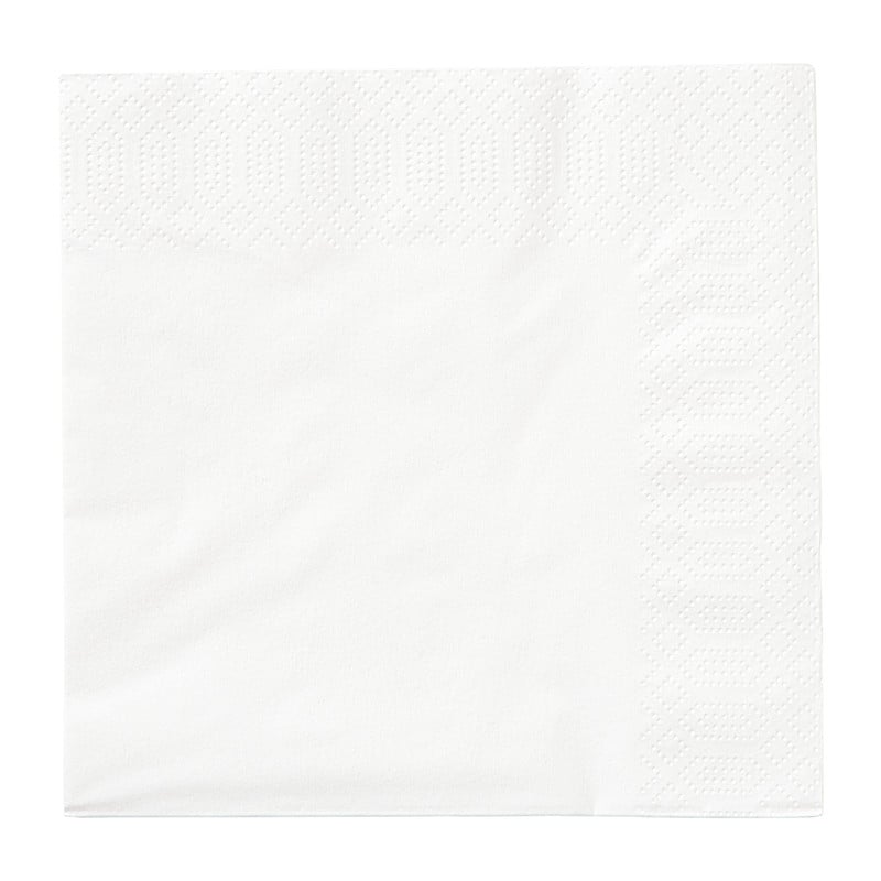 Servetten wit - 33x33 cm - set van 20