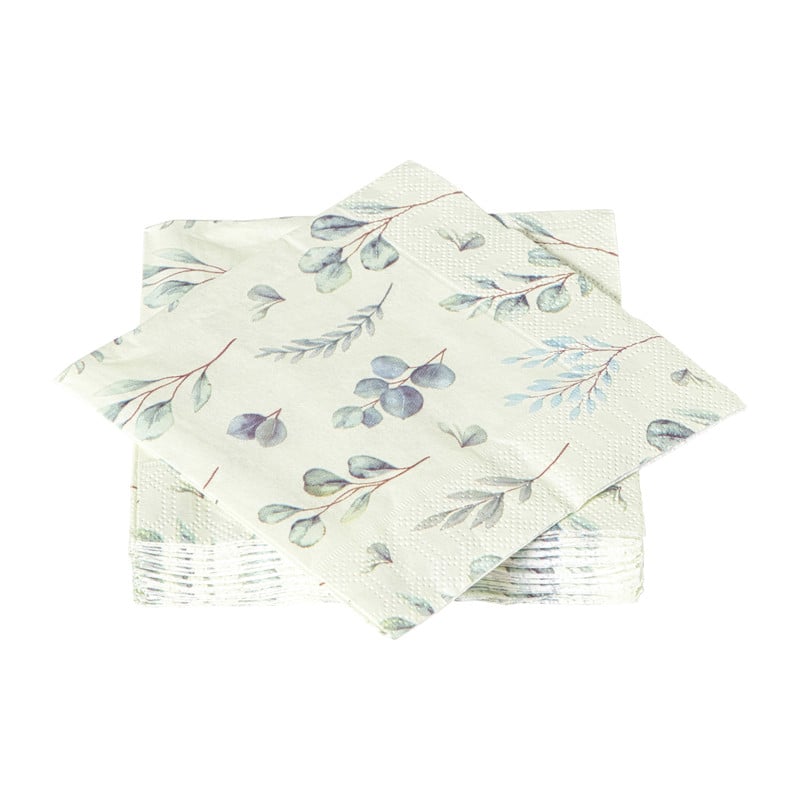 Servetten botanisch - 24x24 cm - set van 20