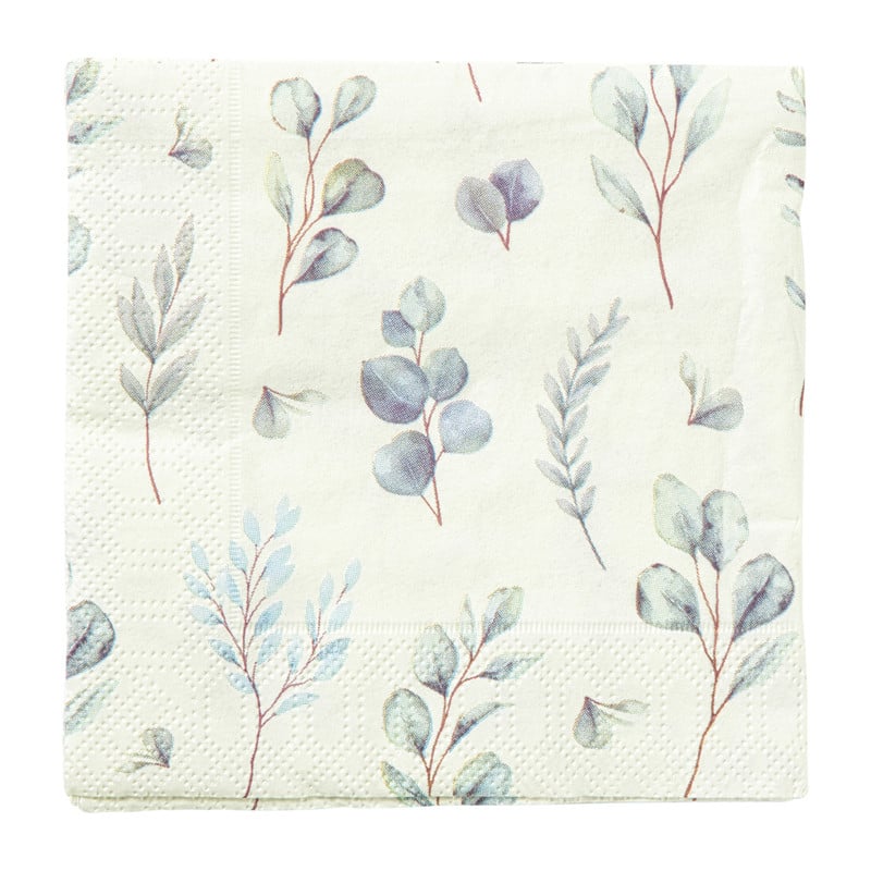 Servetten botanisch - 24x24 cm - set van 20