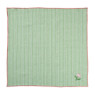 Servetten streep - groen/wit - set van 2 - 40x40 cm