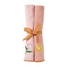 Servetten streep - oranje - set van 2 - 40x40 cm