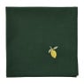 Servetten olijf en citroen - groen/geel - 40x40 cm