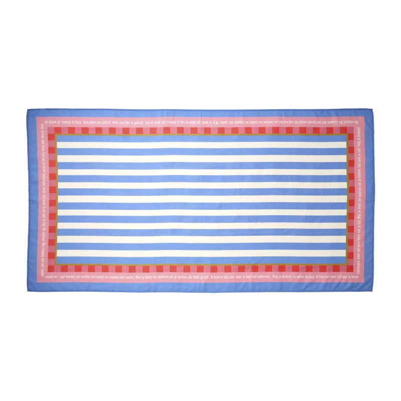 Tafelkleed streep - multikleur - 140x260 cm - Happy at Home by Sanny