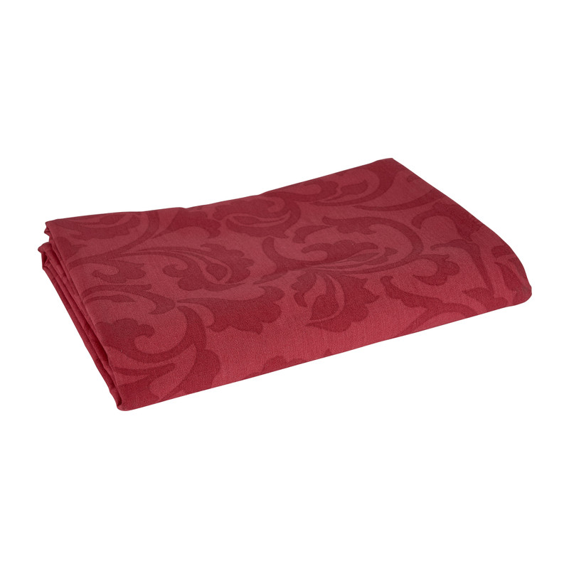 Tafelkleed damast - rood - 240x140 cm 