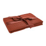 Tafelkleed jacquard - rood - 240x140 cm 